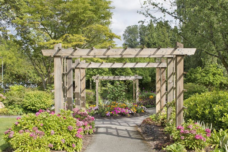 Arched Arbor in Summer