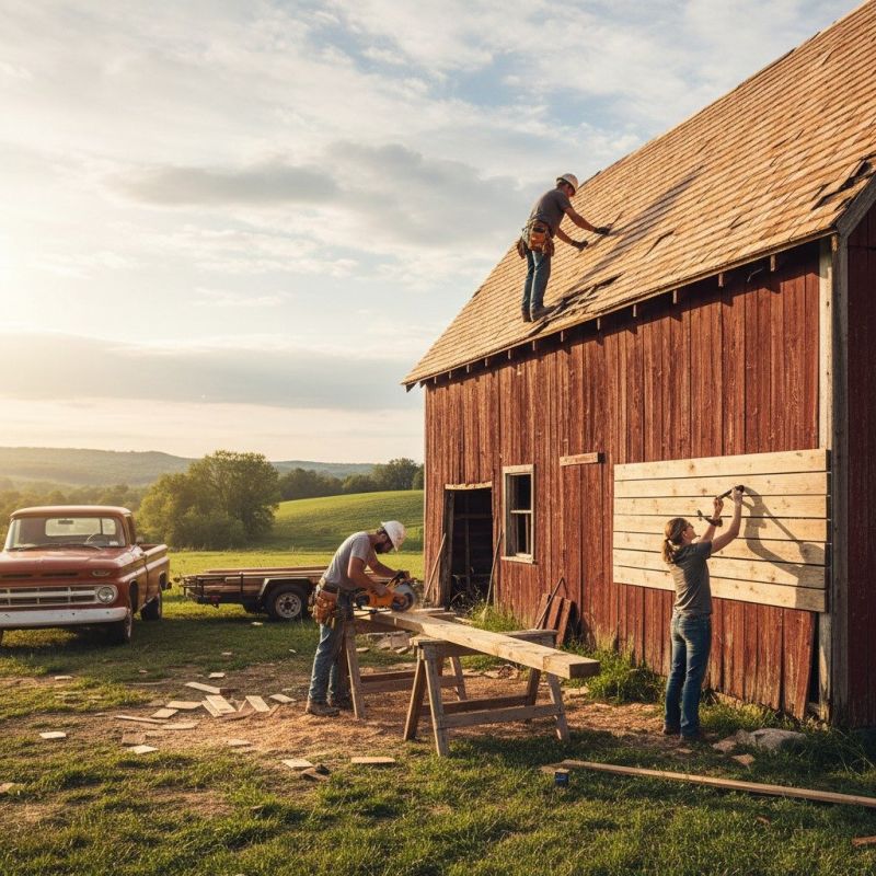 Barn Structural Repair in Kansas City, KS