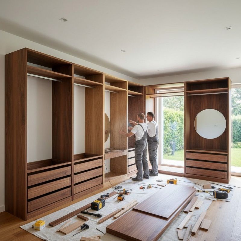 Built In Bookshelves Installation in Winston Salem, NC