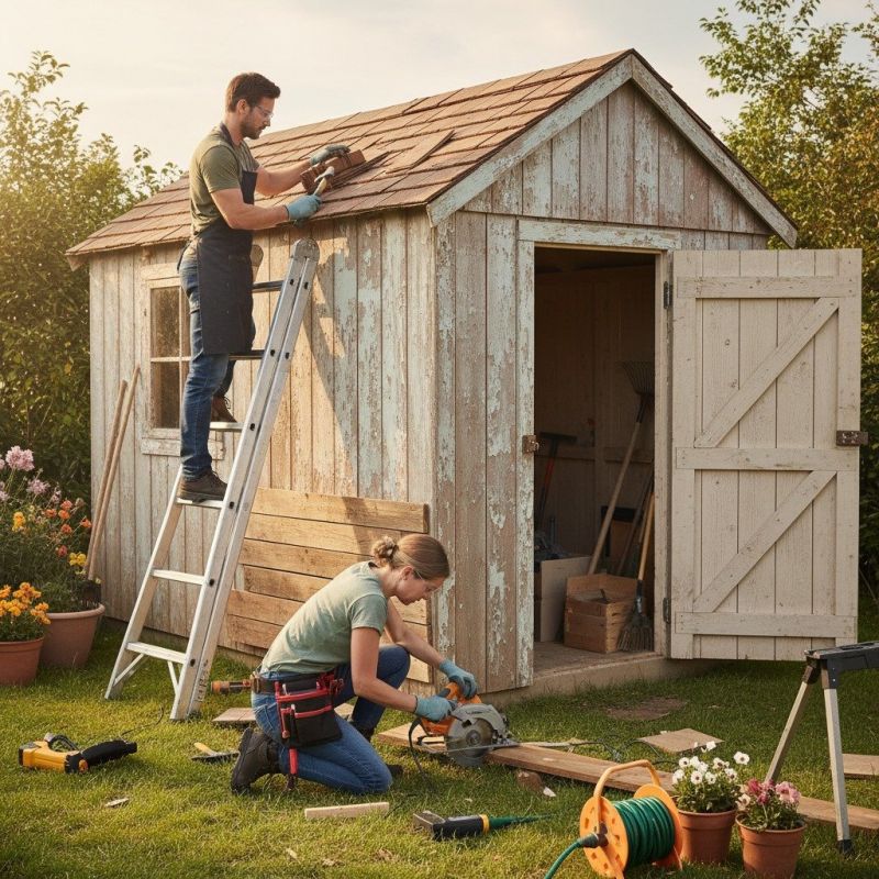 Shed Damage Repair in Olathe, KS