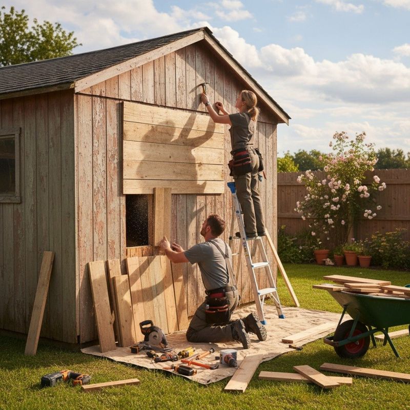 Shed Roof Repair in Olathe, KS