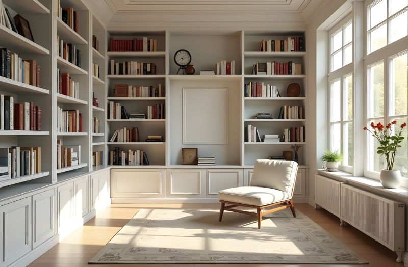 Custom Bookshelves Installation in Alexandria, VA