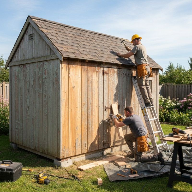 Storage Shed Repair in Wilmington, NC