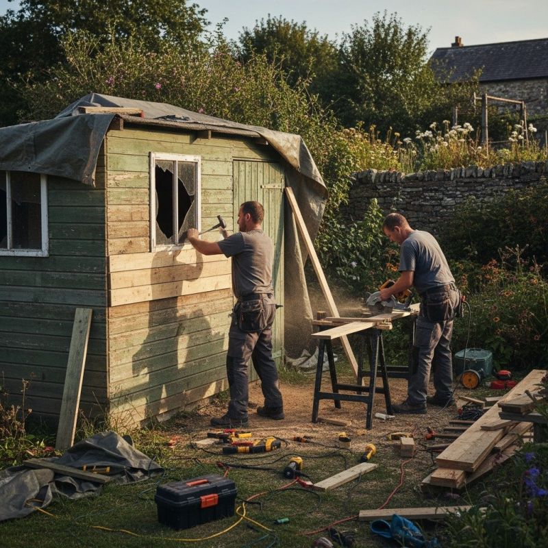 Wood Shed Repair in Olathe, KS