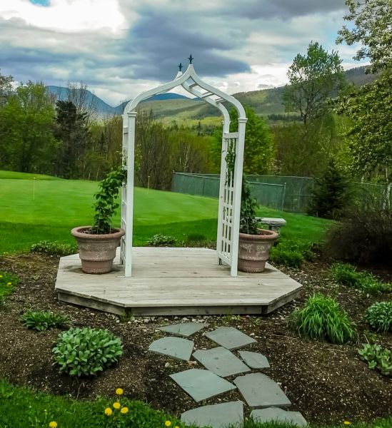 Arbor Bench Installation
